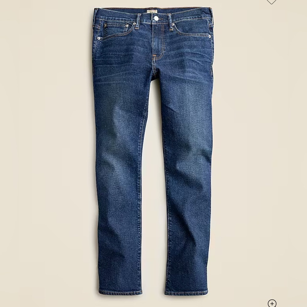 J. Crew 484 Men's Denim Blue Jeans 30” boys uniform back to school pants cotton